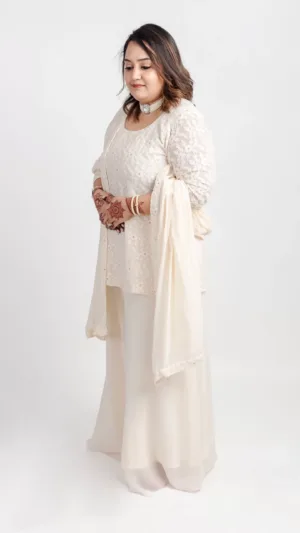Chikankari sharara set
