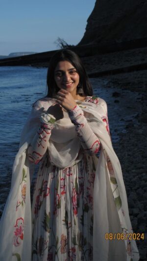 Nazneen Soft Floral Partywear