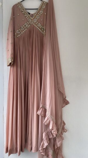 Nude peach Handworked set