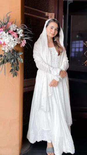 Ivory classic Anarakali