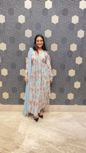 Kwaab - Vintage Skyblue  Gown