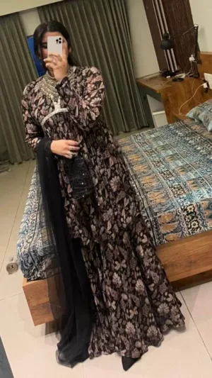Kwaab - Vintage Black Sharara